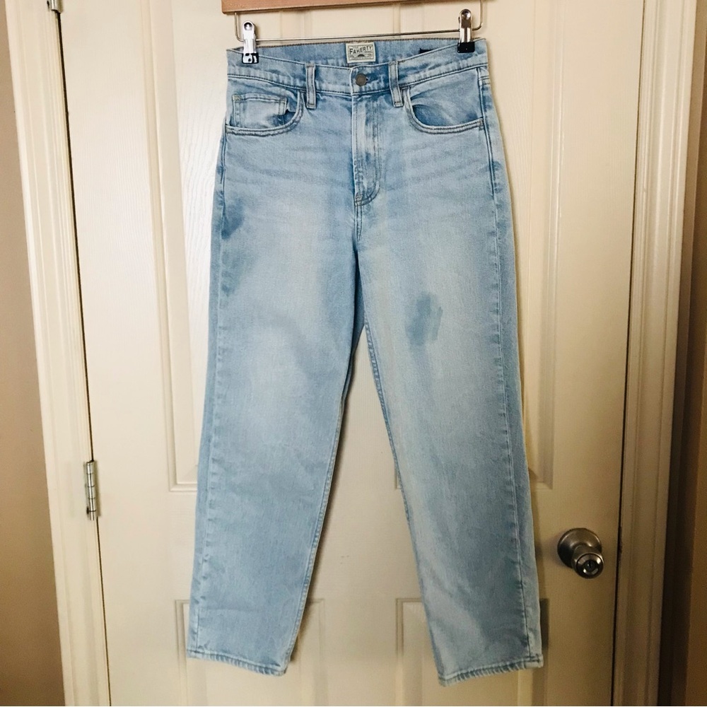 Faherty Light Wash Denim Jeans Size 27